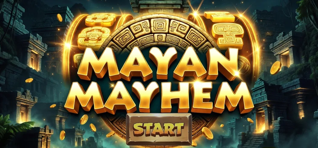 Mayan Mayhem menu screen